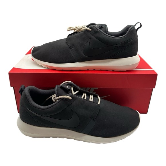 Nike Rosherun‎ NM Running Shoes Mens Sz 11.5 Black Mortar Sneakers 631749-090